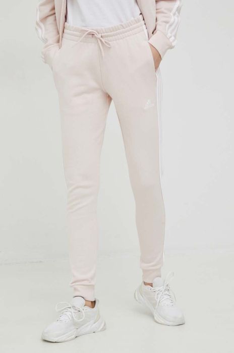 Спортивні штани adidas колір рожевий з аплікацією (2988625)