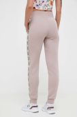 Спортивні штани Guess колір бежевий з аплікацією (3317394)