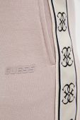 Спортивні штани Guess колір бежевий з аплікацією (3317394)