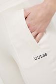 Спортивні штани Guess колір бежевий однотонні (3019934)