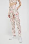 Спортивні штани Guess колір рожевий візерунок (3191466)