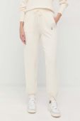 Спортивні штани Patrizia Pepe жіночі колір бежевий однотонні