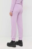 Спортивні штани Patrizia Pepe жіночі колір фіолетовий однотонні