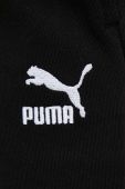 Бавовняні спортивні штани Puma колір чорний однотонні 535685-01