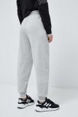 Спортивні штани Puma колір сірий з принтом (3078251)