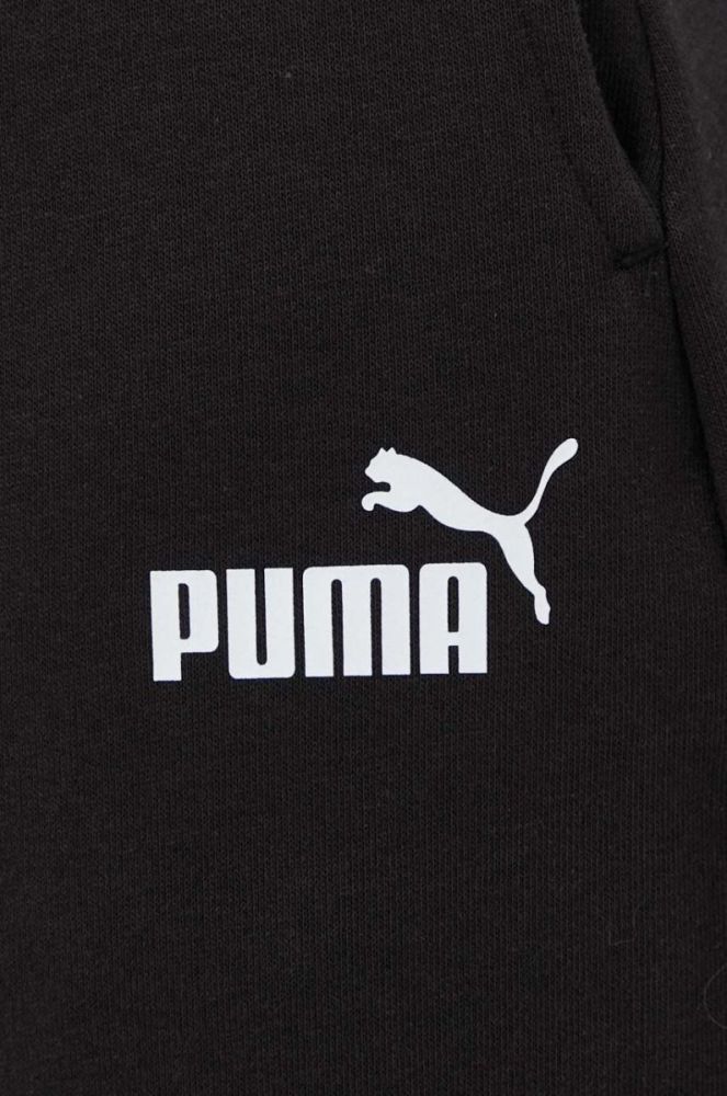 Спортивні штани Puma колір чорний з принтом (3078258) фото 4
