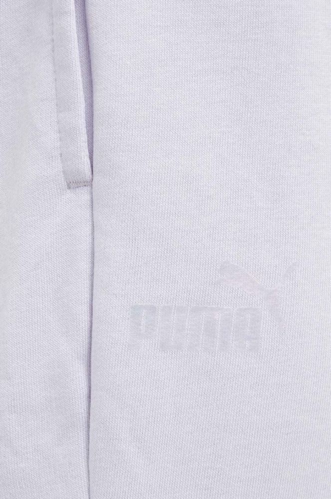 Спортивні штани Puma колір фіолетовий з принтом (3078283) фото 4