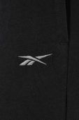 Спортивні штани Reebok Жіночі колір чорний з принтом