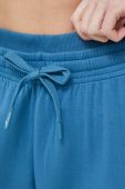Спортивні штани Reebok однотонні колір блакитний (3014844)