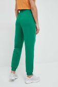 Спортивні штани Reebok колір зелений однотонні (3117531)