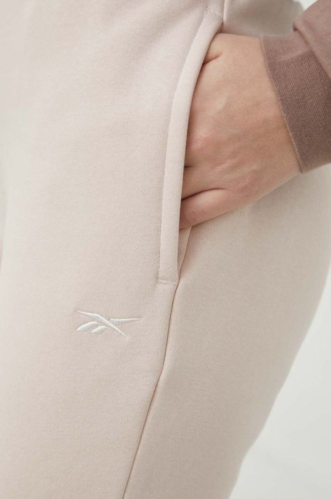 Спортивні штани Reebok колір рожевий однотонні (2988651) фото 4