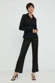 Штани R?sum? жіночі колір чорний пряме середня посадка