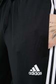 Спортивні штани adidas колір чорний з аплікацією (3009173)