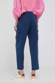Штани Pepe Jeans Jynx жіночі колір синій фасон cargo висока посадка