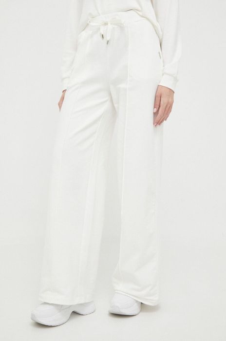 Спортивні штани Liu Jo колір бежевий однотонні (3394352)