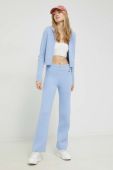 Спортивні штани Juicy Couture жіночі однотонні колір блакитний