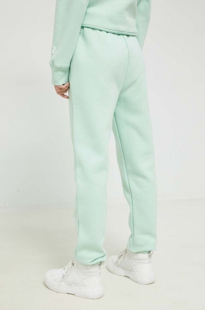Спортивні штани Juicy Couture жіночі колір зелений з аплікацією (2891083) фото 3
