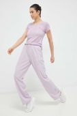 Штани для тренувань Fila Raqusa колір фіолетовий однотонні