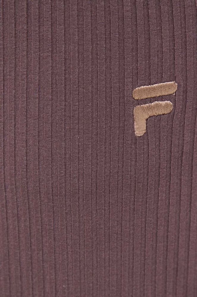 Спортивні штани Fila Camaiore колір фіолетовий фото 4