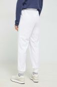 Спортивні штани Fila колір білий однотонні