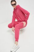 Спортивні штани Fila колір рожевий однотонні (3028651)