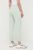 Спортивні штани Max Mara Leisure колір зелений однотонні