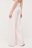 Штани Pinko жіночі колір рожевий широке висока посадка (3154290)