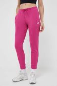 Спортивні штани Reebok колір рожевий однотонні (3214240)