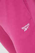 Спортивні штани Reebok колір рожевий однотонні (3214240)