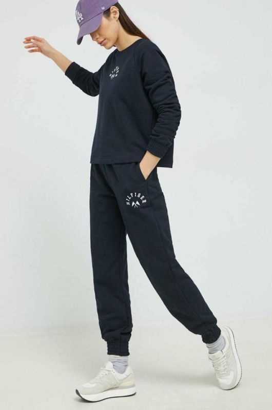 Спортивні штани Tommy Hilfiger колір синій з аплікацією (3036327)