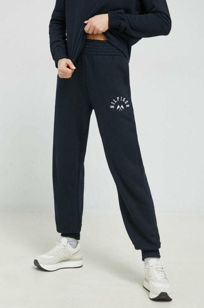 Спортивні штани Tommy Hilfiger колір синій з аплікацією (3036327) фото 2