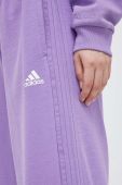 Спортивні штани adidas колір фіолетовий однотонні (3144857)