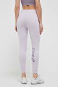 Спортивні штани Asics колір фіолетовий з принтом