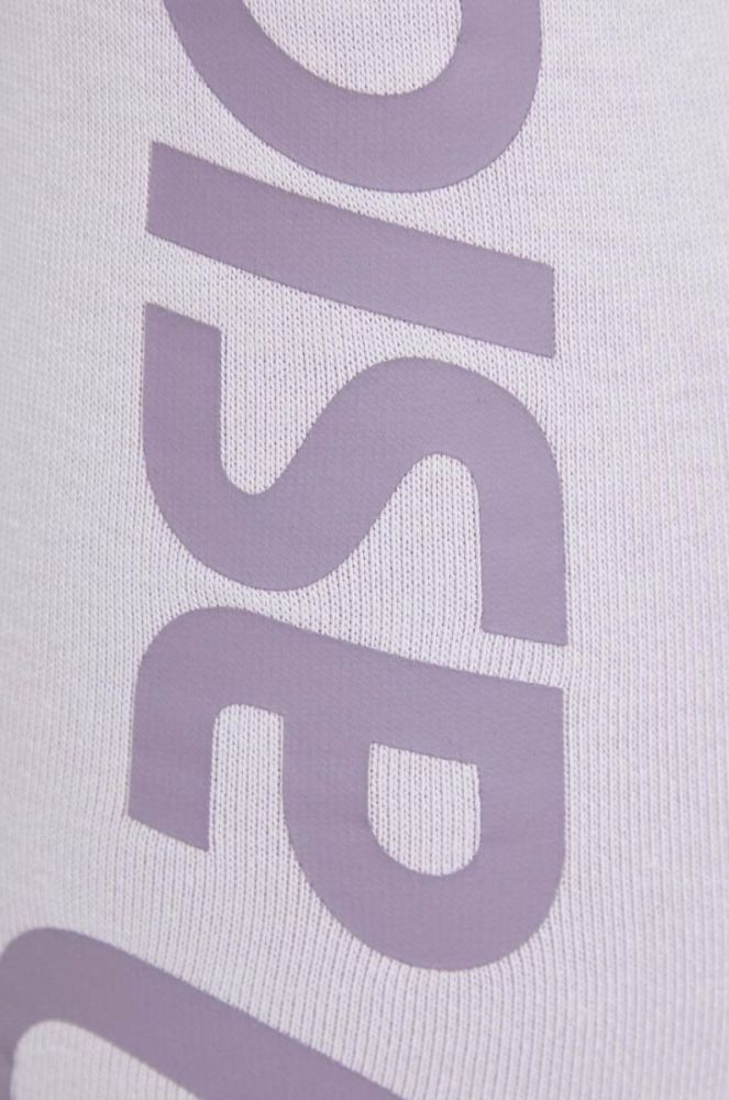 Спортивні штани Asics колір фіолетовий з принтом фото 5