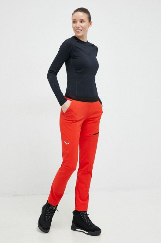 Штани outdoor Salewa Pedroc 2 DST колір червоний фото 2