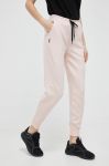 Спортивні штани On-running колір рожевий однотонні