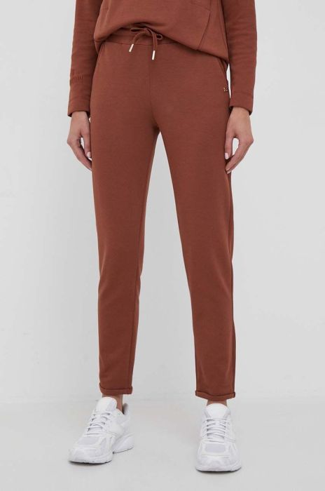 Спортивні штани Joop! колір коричневий однотонні