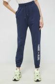 Спортивні штани Tommy Jeans колір синій з принтом