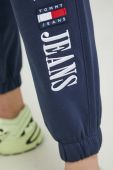 Спортивні штани Tommy Jeans колір синій з принтом