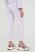 Спортивні штани Columbia жіночі колір фіолетовий однотонні