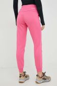 Спортивні штани Columbia жіночі колір рожевий однотонні