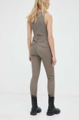 Штани G-Star Raw жіночі колір коричневий облягаюче висока посадка (3285284)