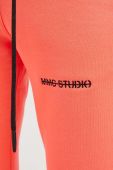 Бавовняні спортивні штани MMC STUDIO колір рожевий однотонні