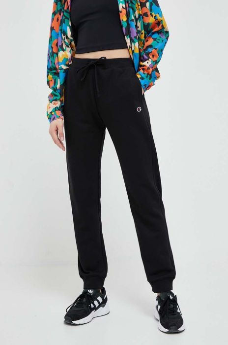 Спортивні штани Champion колір чорний однотонні (3188473)