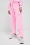 Спортивні штани Champion колір рожевий з принтом