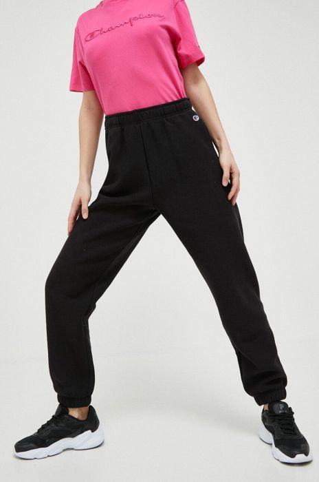 Спортивні штани Champion колір чорний однотонні (3191513)