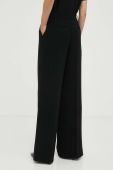 Штани MICHAEL Michael Kors жіночі колір чорний пряме висока посадка (3412335)