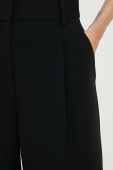 Штани MICHAEL Michael Kors жіночі колір чорний пряме висока посадка (3412335)