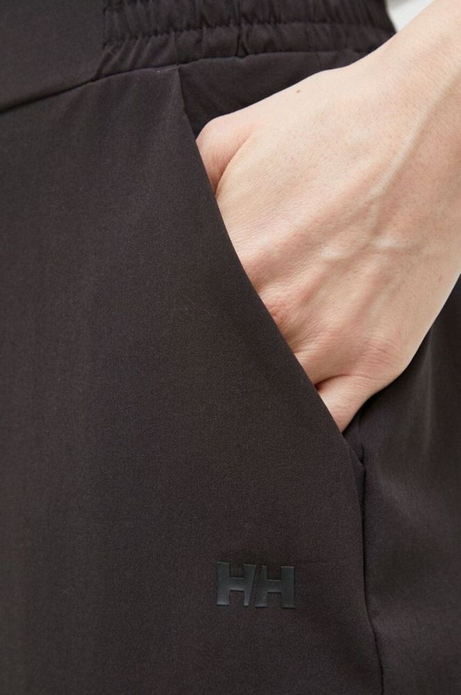 Спортивні штани Helly Hansen Thalia 2.0 жіночі колір чорний однотонні фото 4