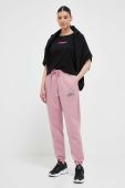 Спортивні штани Under Armour колір рожевий однотонні